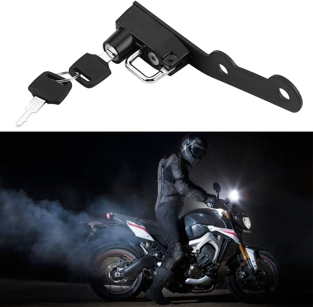 Motorcycle Helmet Lock Alloy Anti-Theft Security Lock J305554