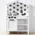 Wooden Play Kitchen Set with Toy Storage S6920