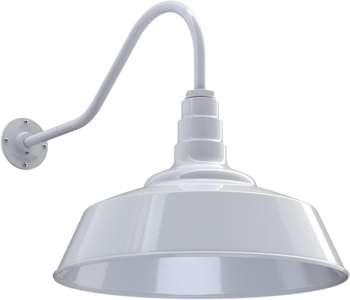 20 inch Dome Gooseneck Outdoor Wall Mounted Barn Light L350739