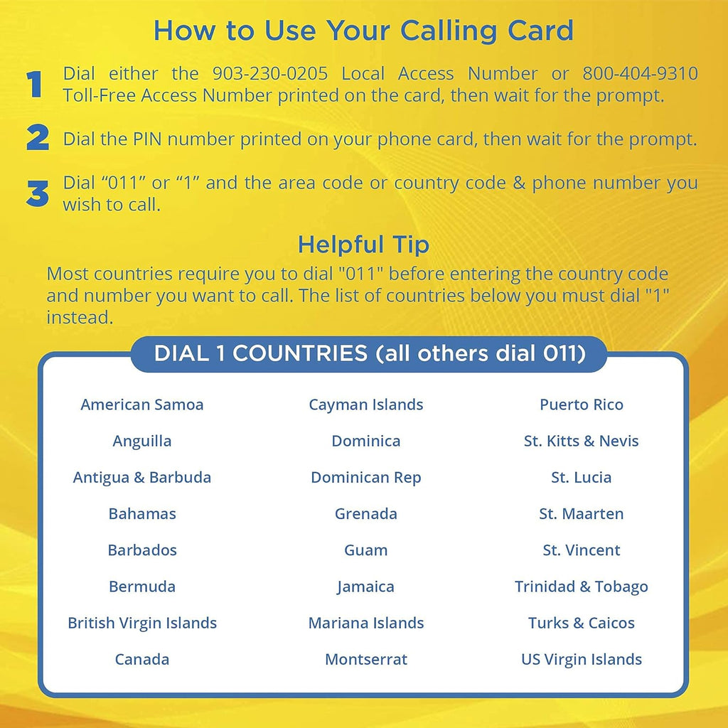 Prepaid International Phone Card N22444