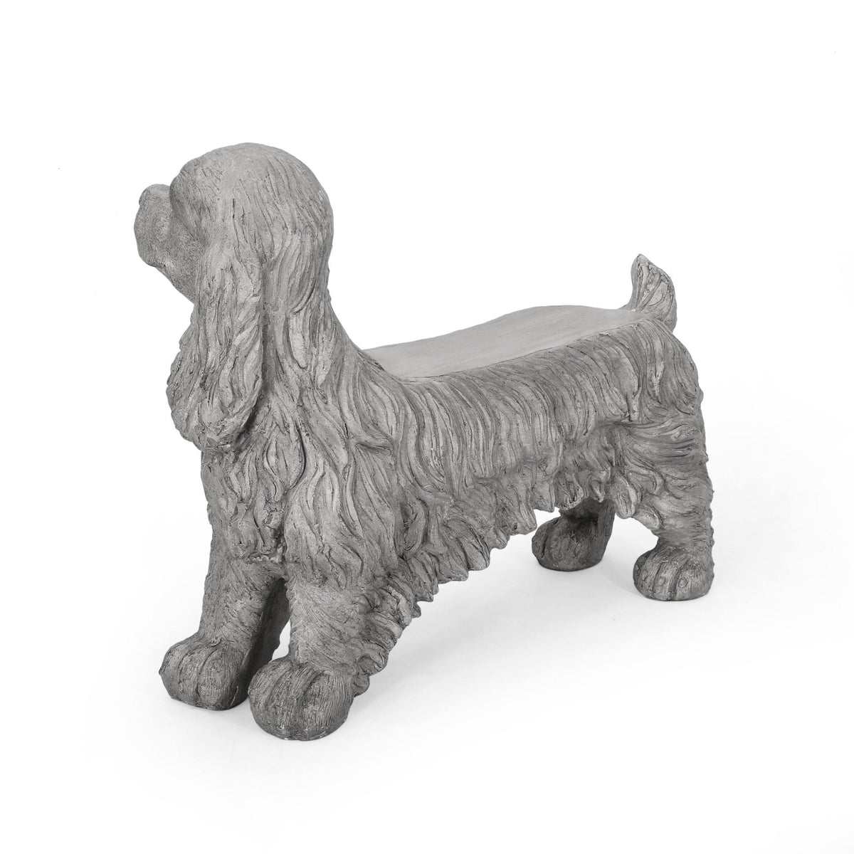 Gray Dog Bench B401121