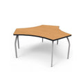 Bannister Oak Laminate Desk with 3 Adjustable Legs Q4447