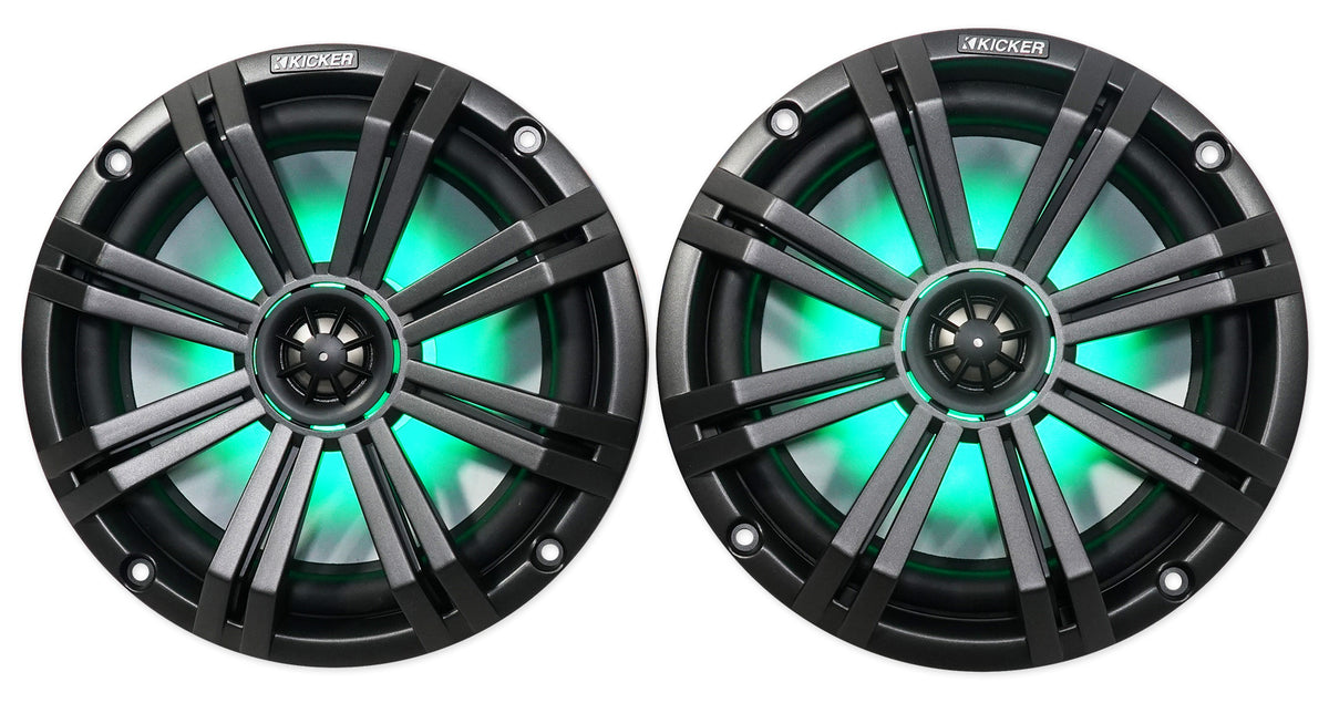 8" LED Chrome Wakeboard Tower Speakers D26972