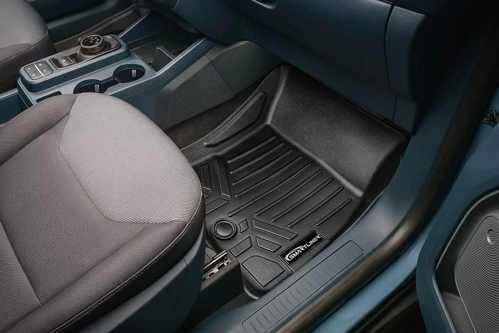 Custom Fit 2 Row Floor Mat Liner Set Black W51819
