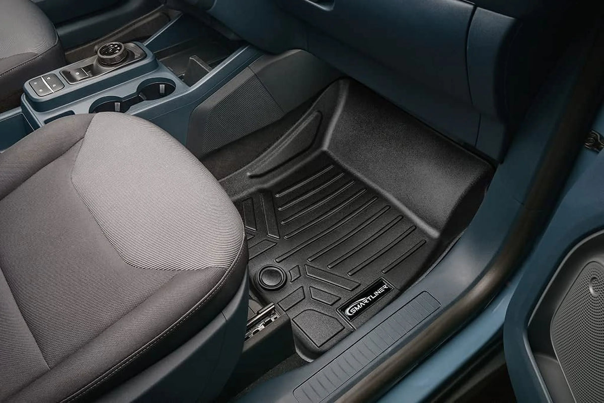Custom Fit 2 Row Floor Mat Liner Set Black W51819