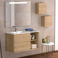 Oak Engineered Wood Side Cabinet W362617