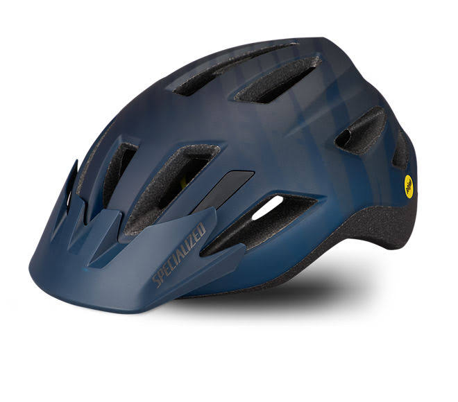 Satin Cast Blue Metallic Wild Youth LED Helmet A2355