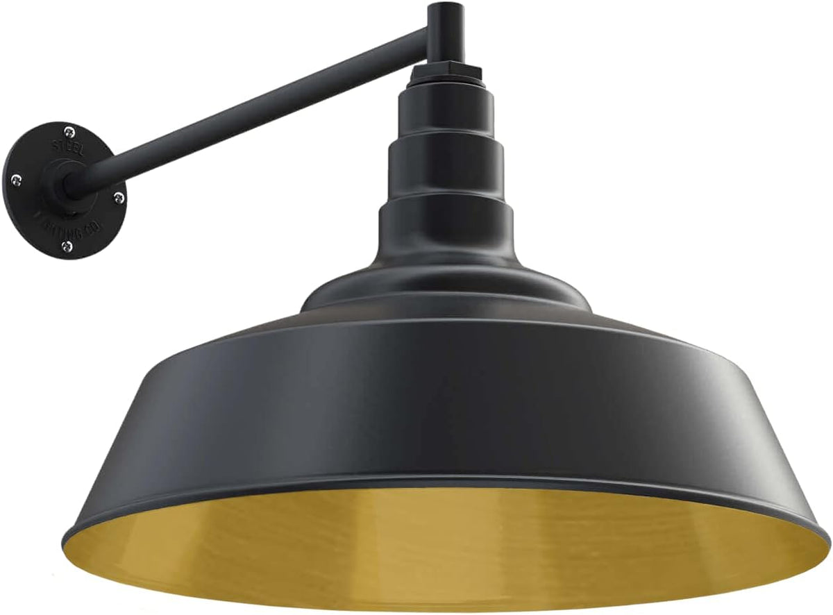 20 inch Dome Gooseneck Outdoor Wall Mounted Barn Light L350739