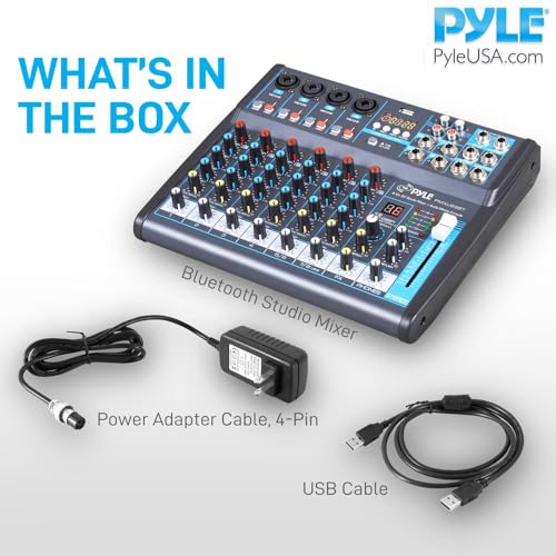 8 Channel Digital USB Bluetooth Audio Mixer I5960