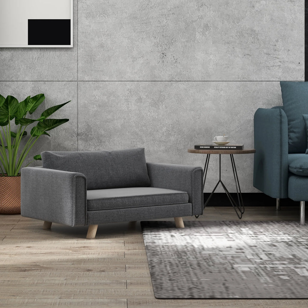 Gray Elevated Pet Sofa X9034