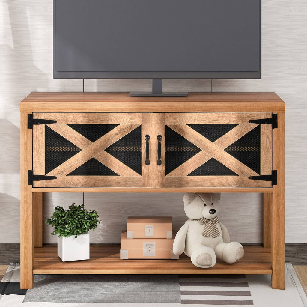 44x22 TV Stand Console with Storage and Shelf W4971