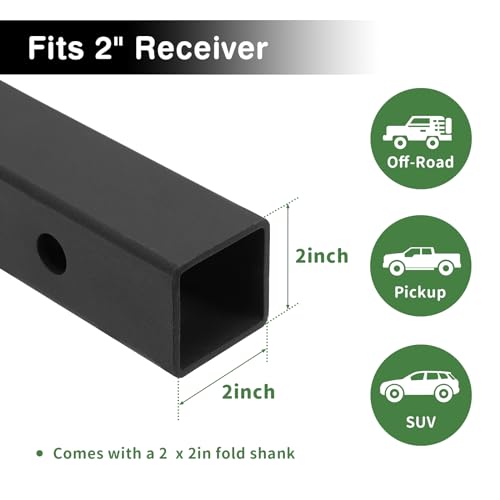 60"x24"x6" Folding Cargo Carrier Hitch Mount N636334
