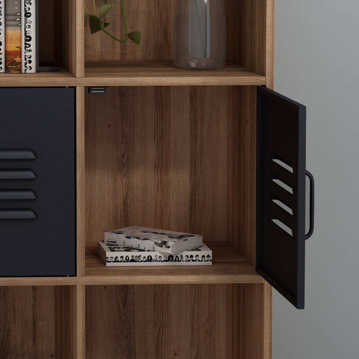 Modern Cube Bookcase with Shelf Q939944