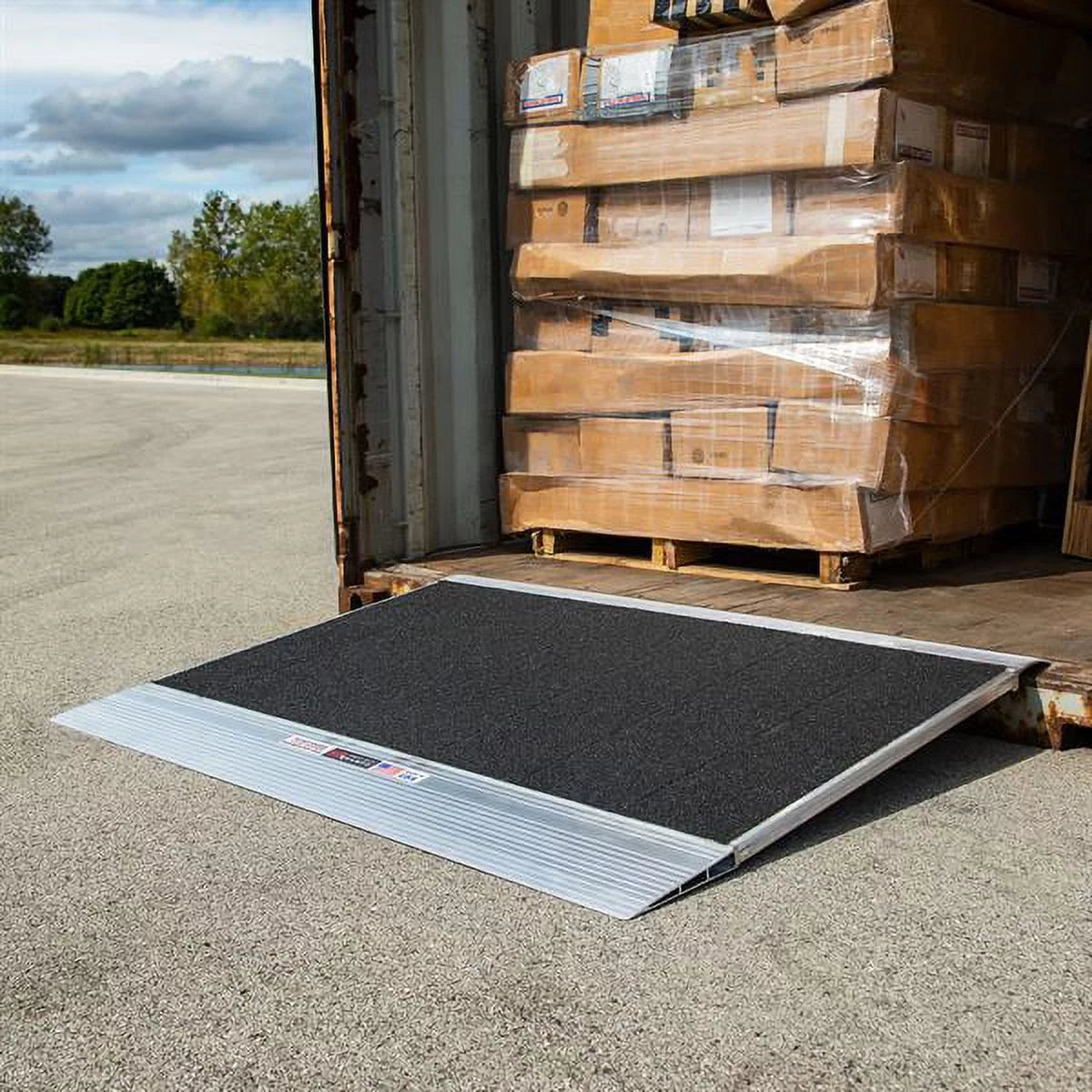 45in HD Grit-Coat Shipping Container Ramps 8,000 lb. Capacity M257843