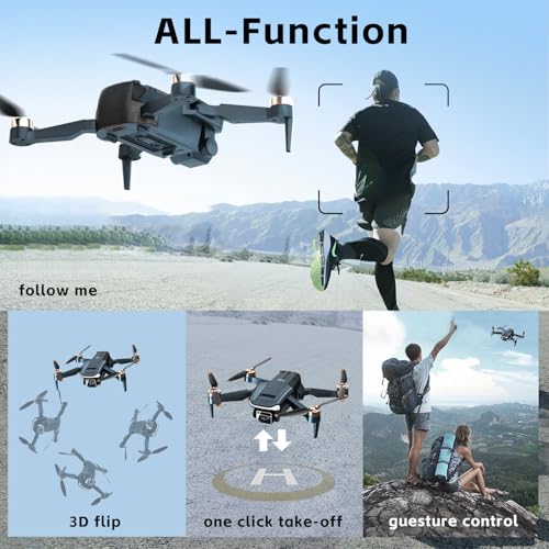 2650 ft Long Range Brushless Motor Drone with 4K HD Camera, 84 Mins Flight Time, 3 Batteries R20818