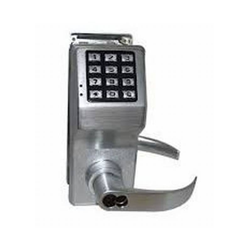 Satin Chrome Electronic Digital Keypad Lever D5652