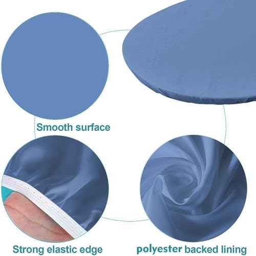 Brown Oval Polyester Tablecloth for 48" x 80" Oval Table H967772