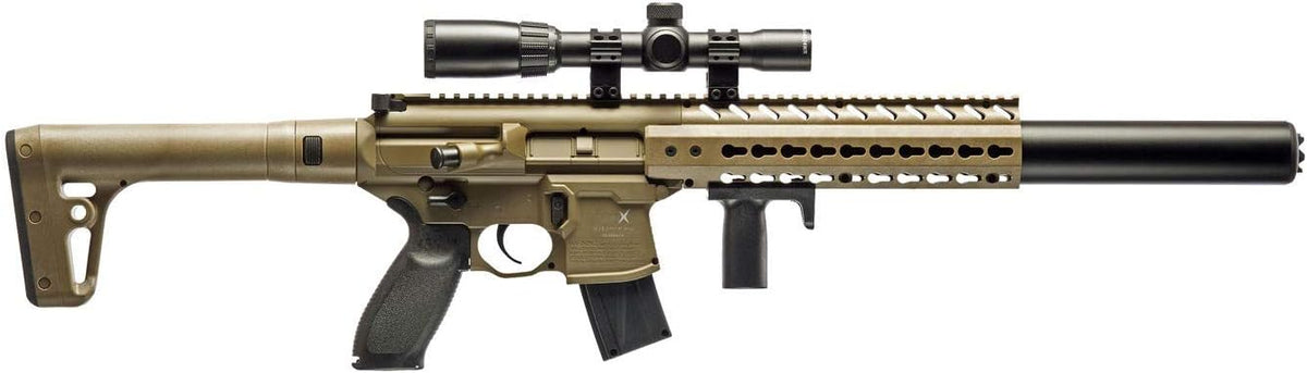 .177 Cal CO2 Powered Air Rifle with 1-4x24 Scope T673476
