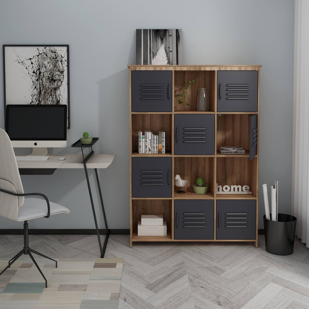 Modern Cube Bookcase with Shelf Q939944