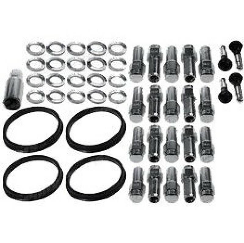 20 Pk Open Lug Nuts O9033