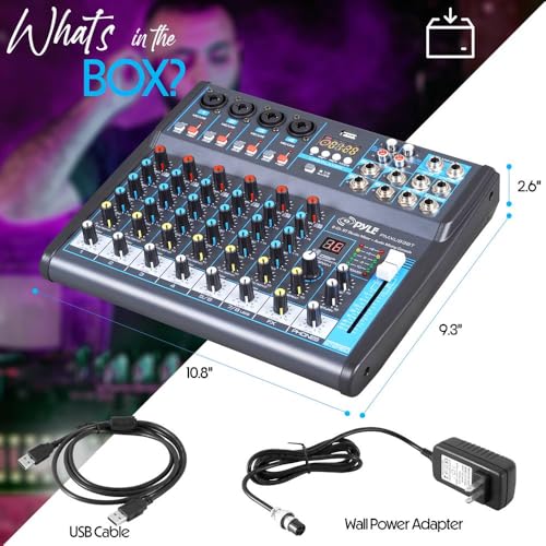 8 Channel Digital USB Bluetooth Audio Mixer I5960
