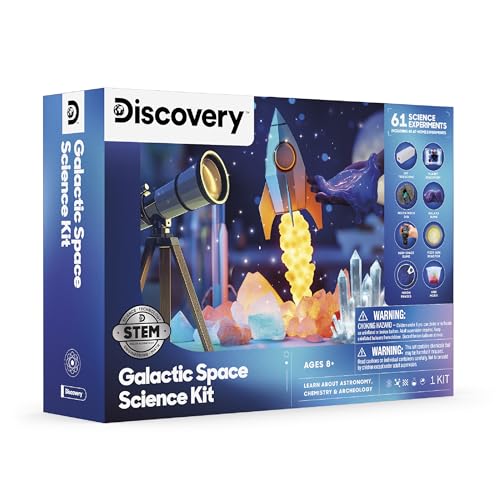 61 Experiment STEM Science Kit with DIY Telescope A939