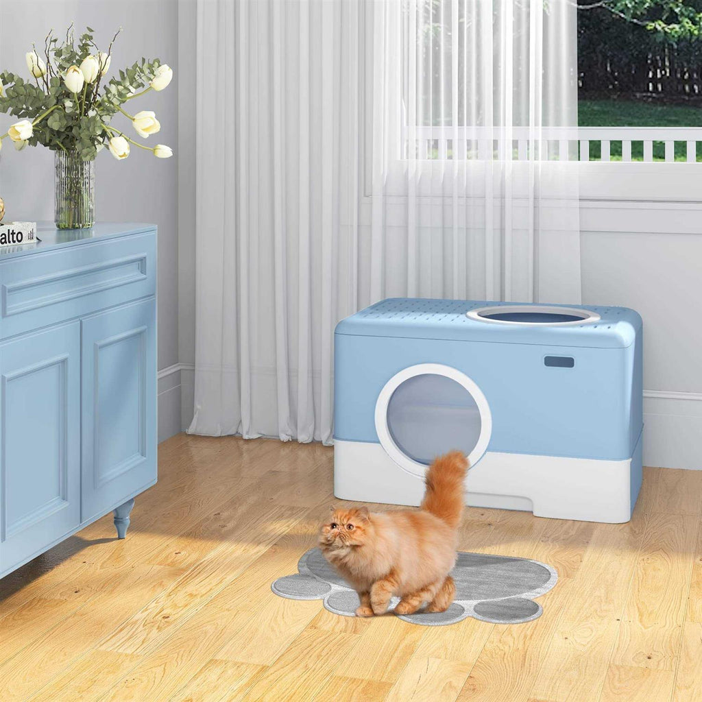 Large Enclosed Cat Litter Box with Lid C970934