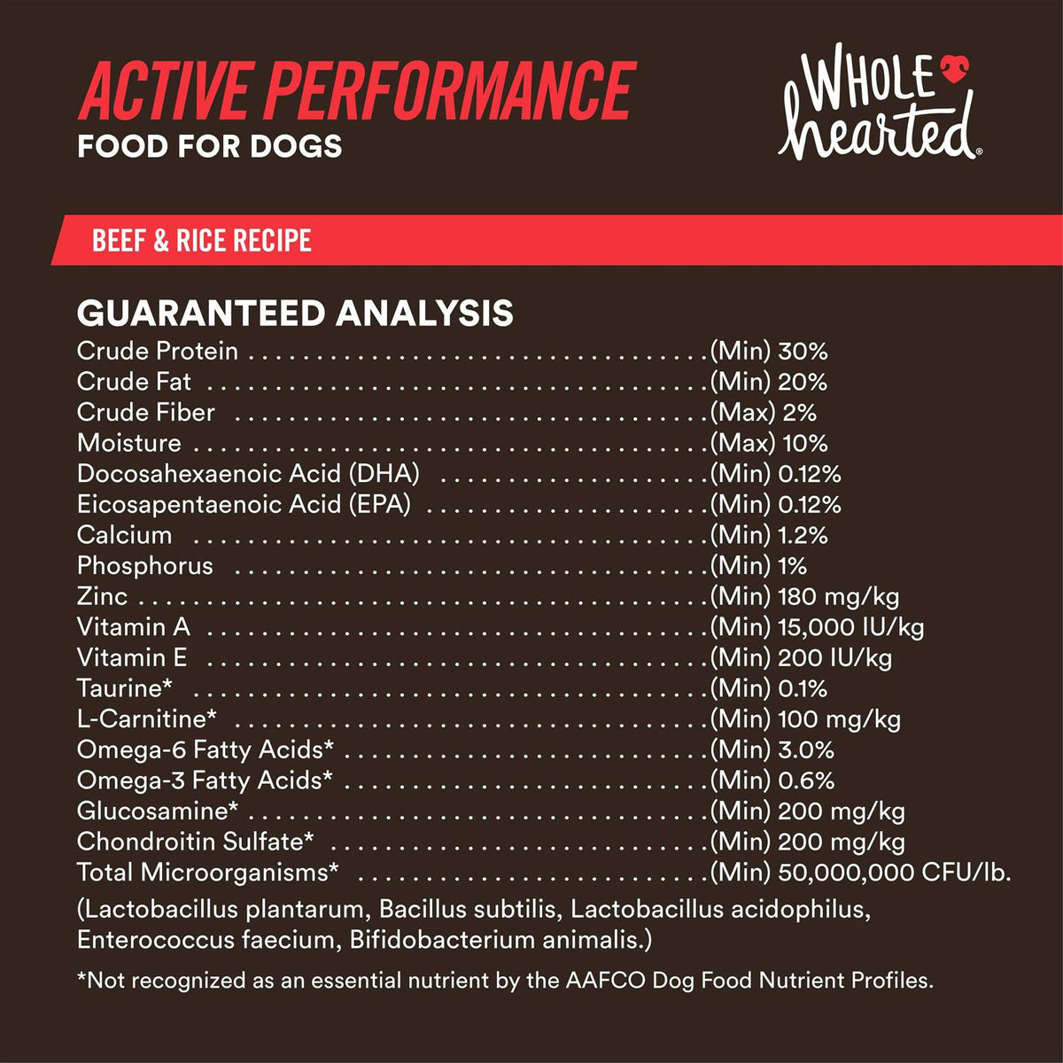 High-Protein Beef & Rice Recipe Dry Dog Food O5374