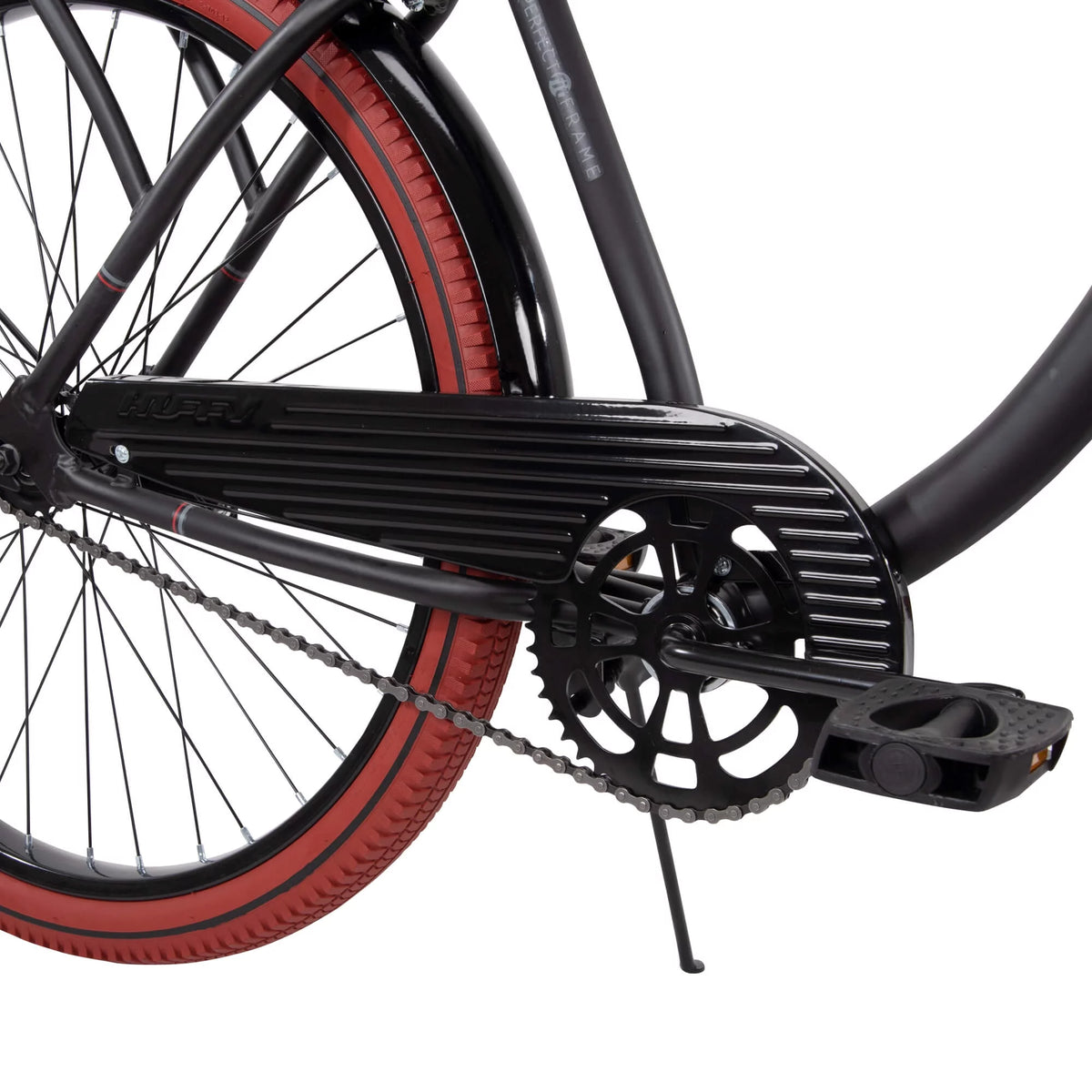 26 Inch Matte Black Cruiser Bike F810962