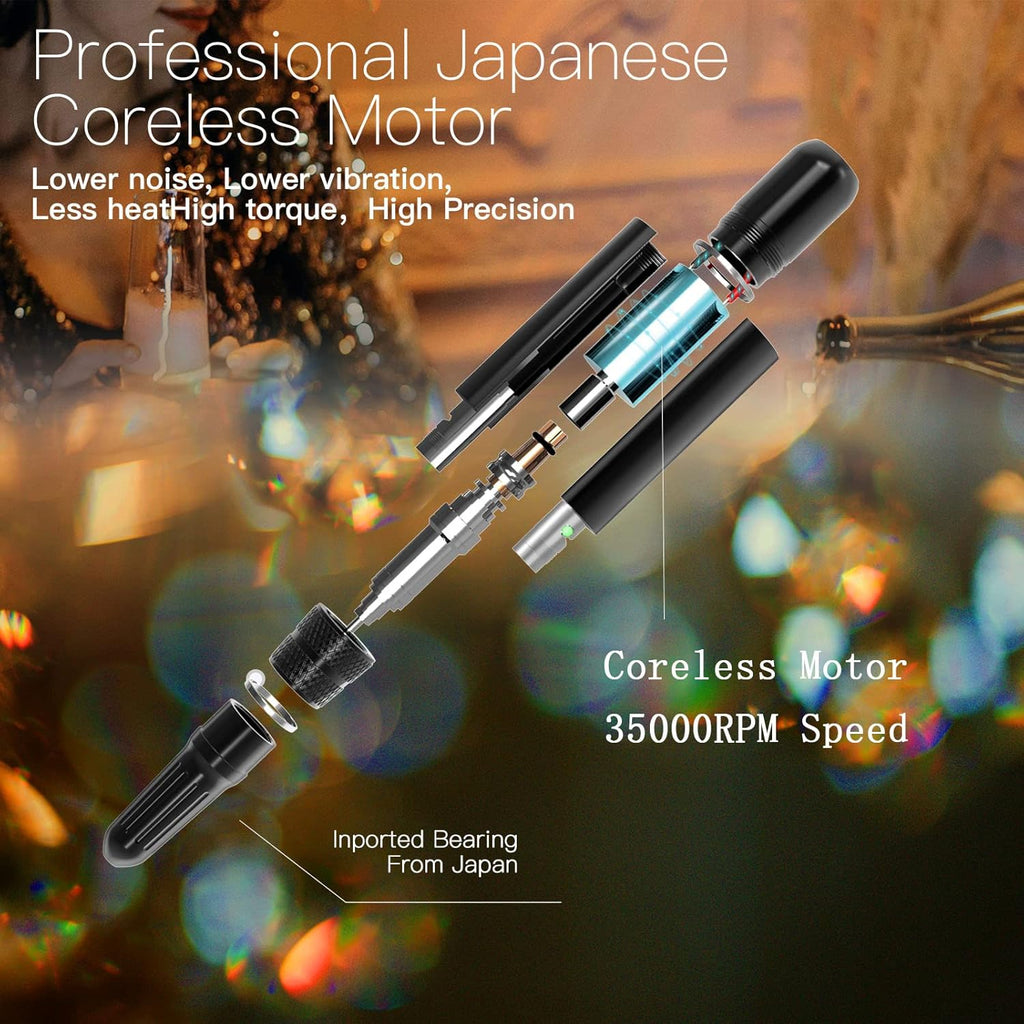 UV LED Nail Lamp and Rechargeable Nail Drill Machine C359