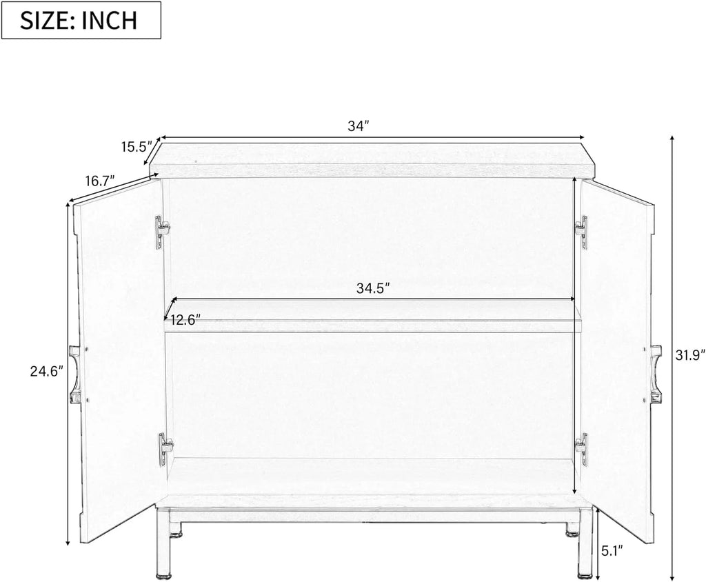 Black Storage Cabinet with Solid Wood Veneer N73383