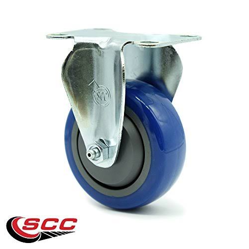3.5 x 1.25x22 Blue Polyurethane Caster Set C72885