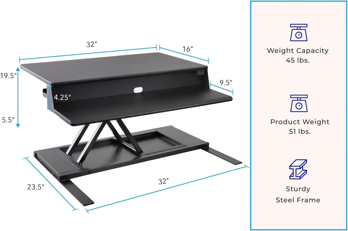 32 Inch Electric Standing Desk Y919191