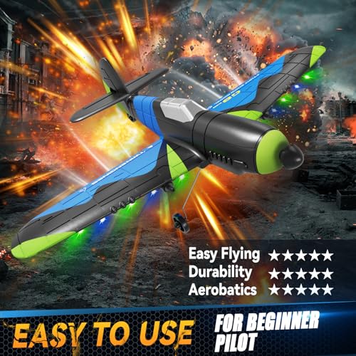 Foam RC Plane Remote Control Airplane with 6-Axis Gyro N5885