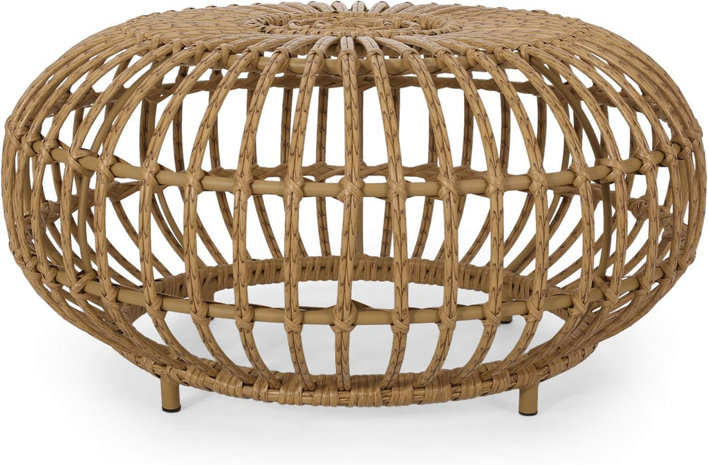 Round Rattan Wicker Coffee Table W233