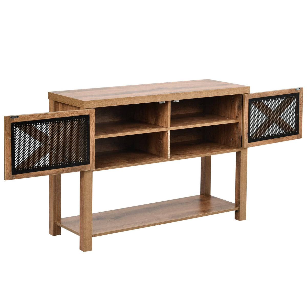 44x22 TV Stand Console with Storage and Shelf W4971