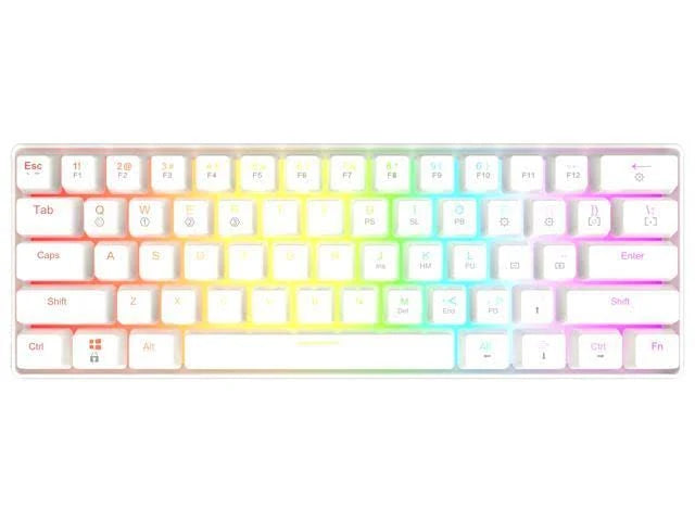 61 Keys Multi Color RGB LED Backlit Wired Mechanical Gaming Keyboard Q3255