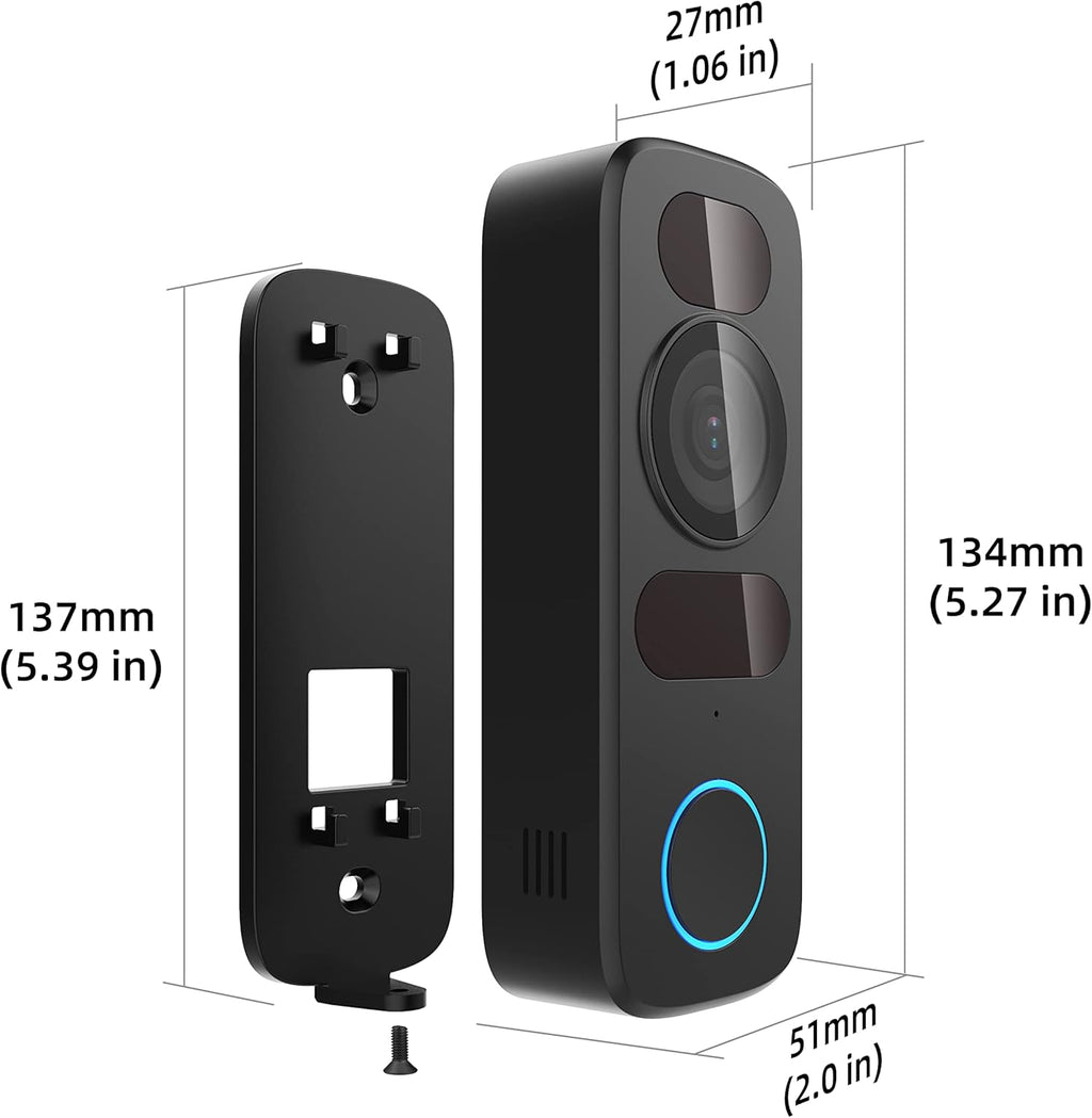 Wired Video Doorbell Camera with 2-Way Audio P18559