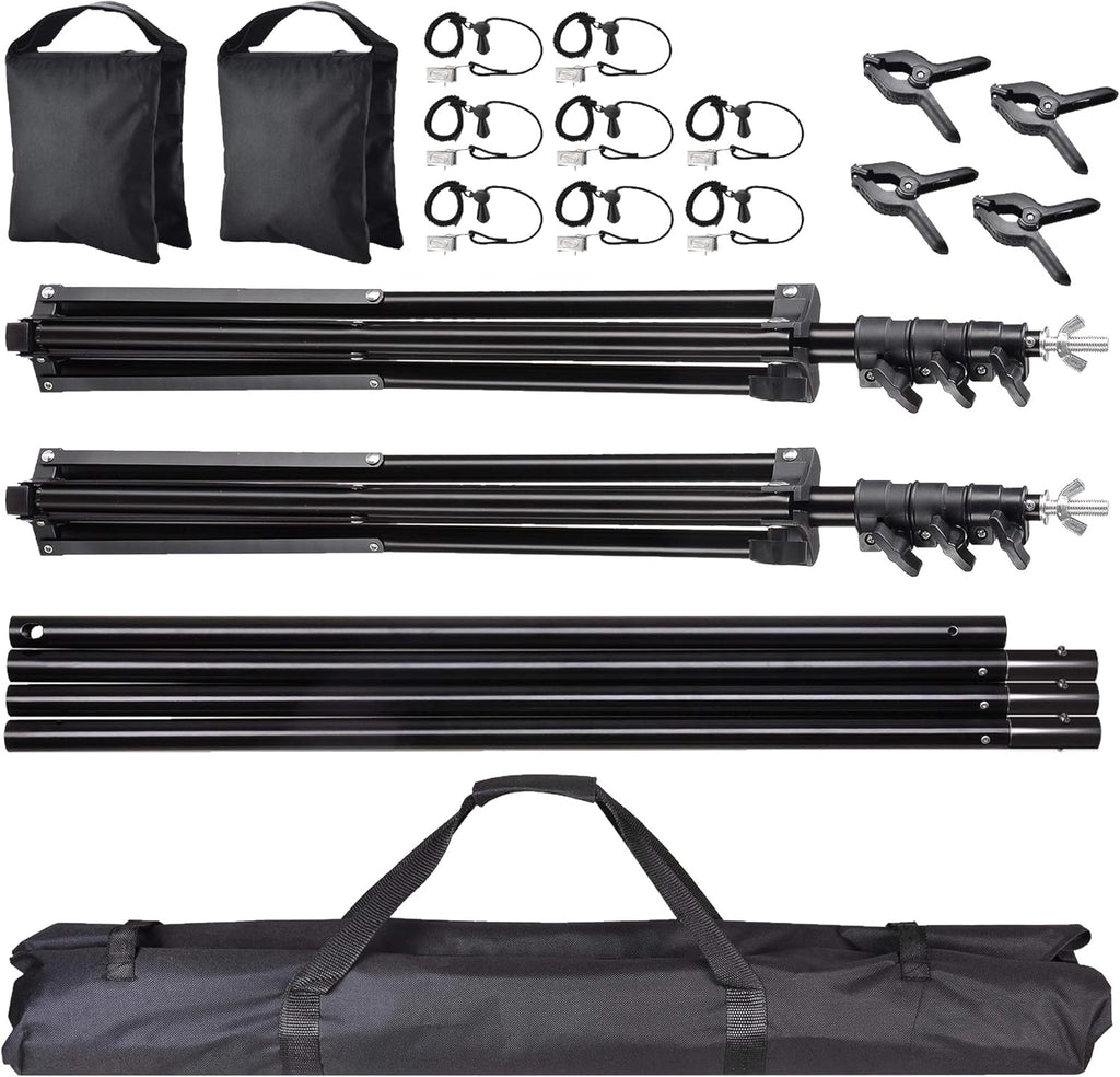 8.5x10ft Adjustable Backdrop Stand with Carry Bag M98149