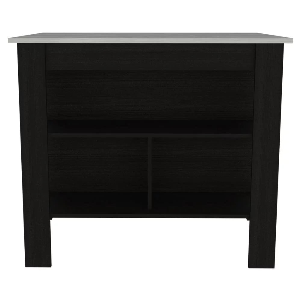 Black Kitchen Island V280