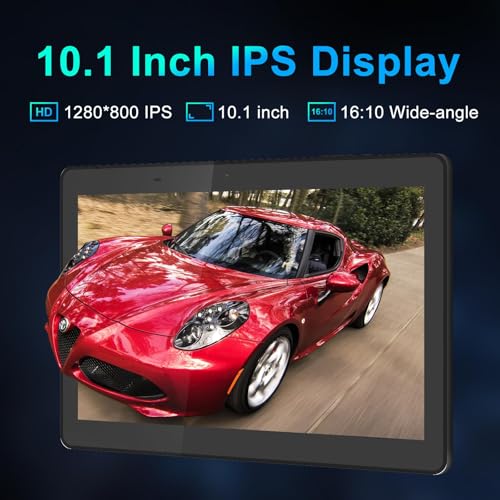 10.1" Android 14 Tablet with Stylus Pen, 6GB RAM 32GB ROM, Quad-Core, 5000mAh S313