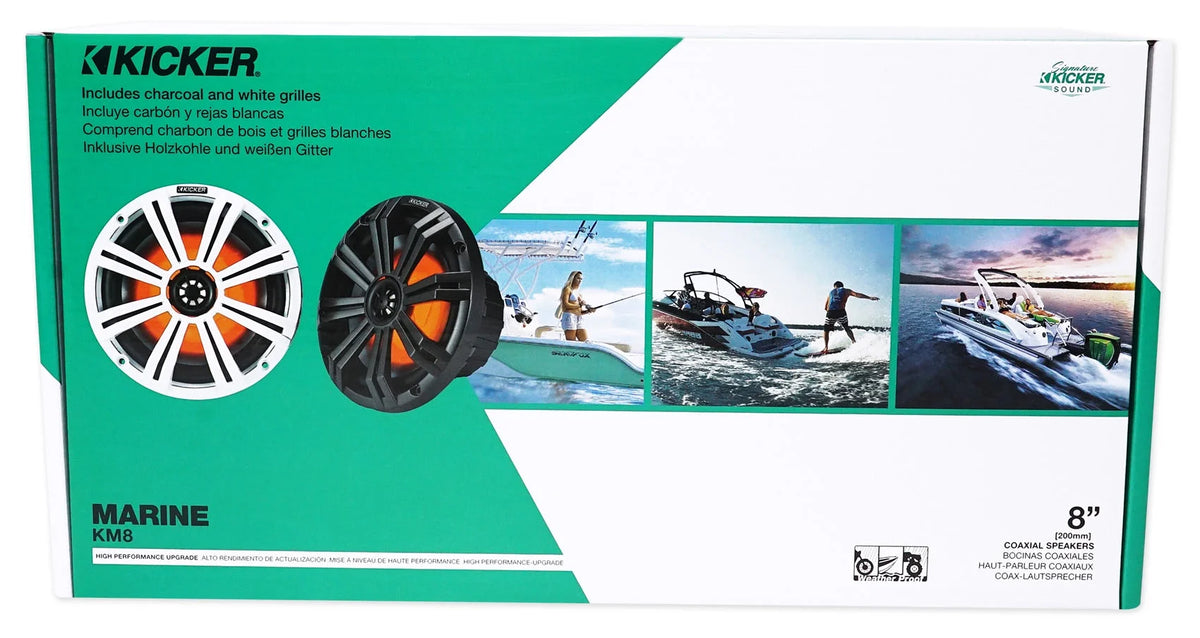 8" LED Chrome Wakeboard Tower Speakers D26972