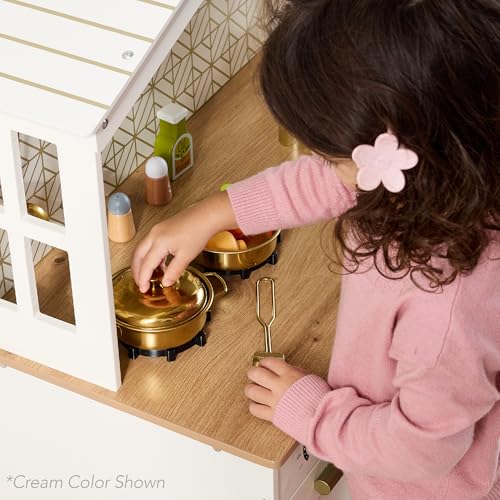 Wooden Play Kitchen Set with Toy Storage S6920
