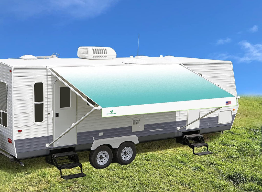 Green Fade RV Awning Fabric Replacement 19'3'' F705