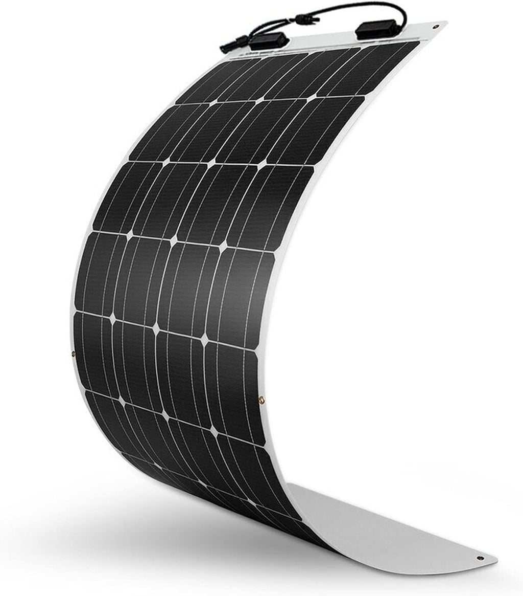 100 Watt 12 Volt Flexible Solar Kit with 100W Monocrystalline Panel and 10A Waterproof PWM Controller I82962