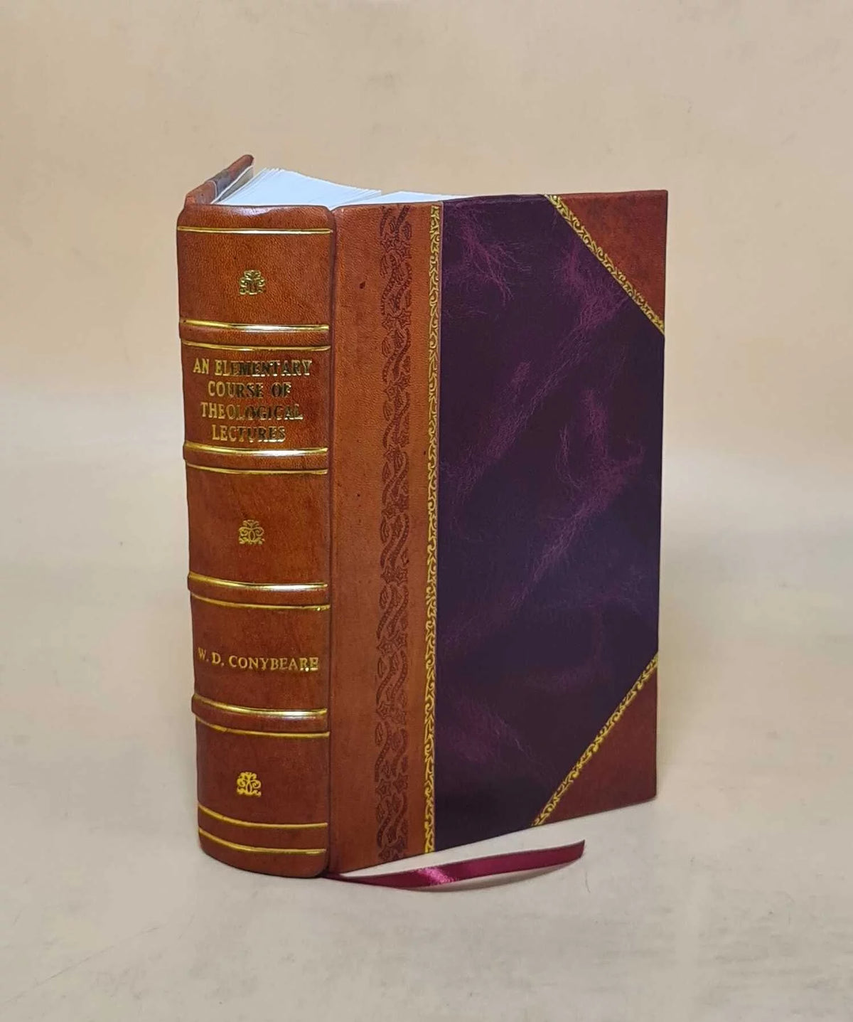 Theological Lectures in Three Parts Leather Bound N971986