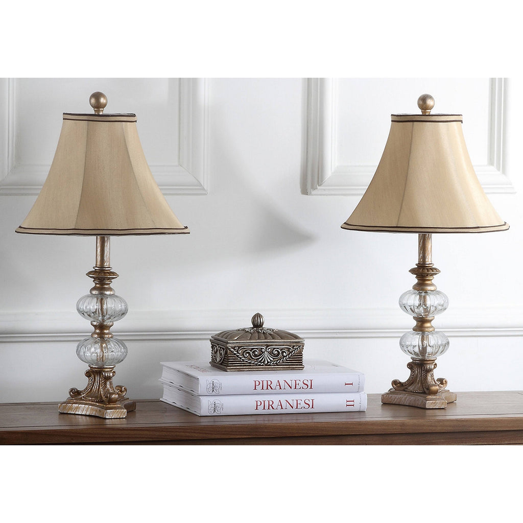 Glass Globe Table Lamp Set of 2 V477