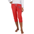 Red Los Angeles Angels Knit Capri Pants A637996