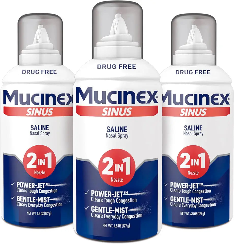 Drug-Free Non-Drowsy Saline Nasal Spray 4.5oz B58761