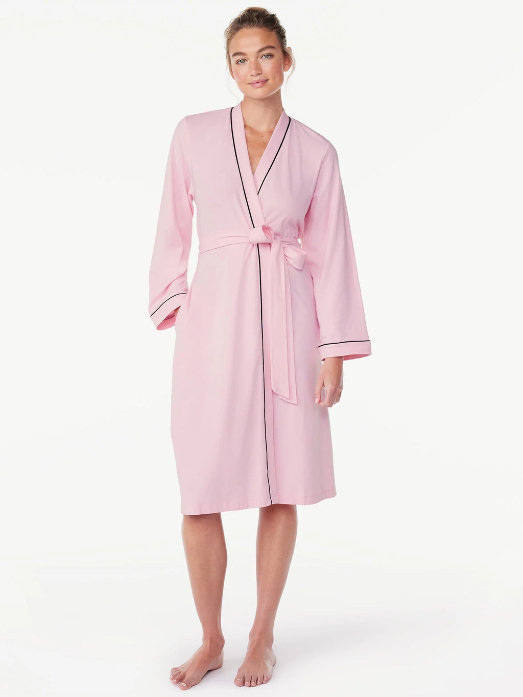 Women's Long Sleeve Wrap Robe H3675